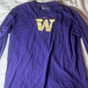 Washington collage long sleeve shirt